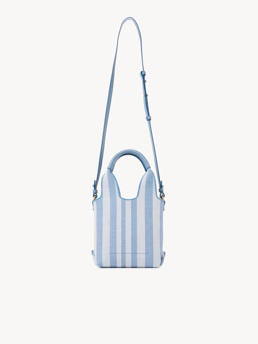 Mini Chlo&eacute; Stripy tote bag in jacquard - 4