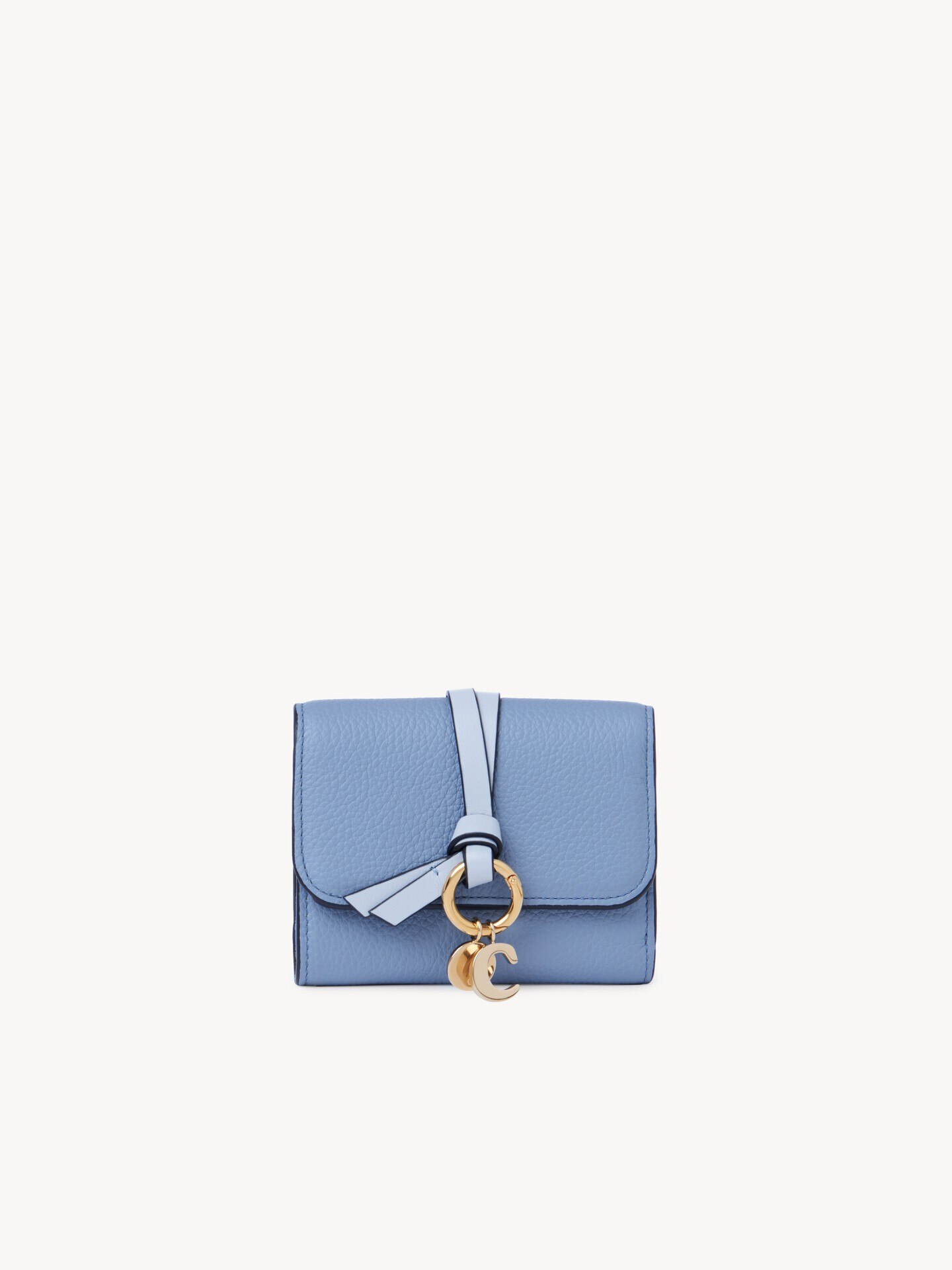 Small Alphabet tri-fold in grained leather - 1.0