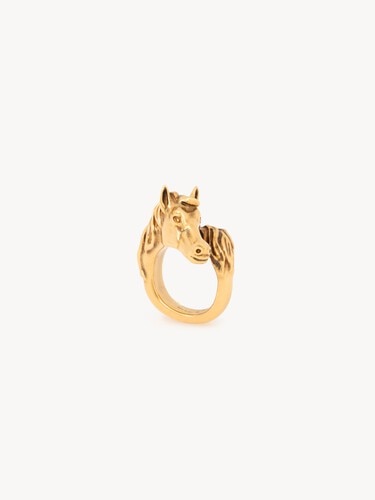 The Chlo&eacute; Chain Horse Toi et Moi ring - 1
