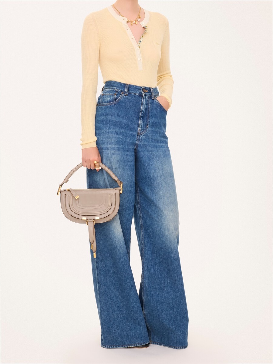 Mini Marcie shoulder bag in soft leather - 4