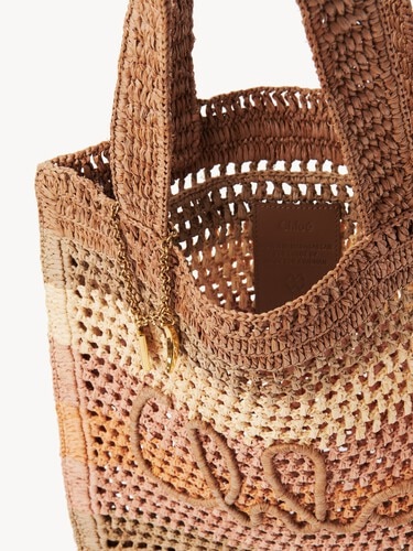 Summer Banana tote bag in raffia - 7