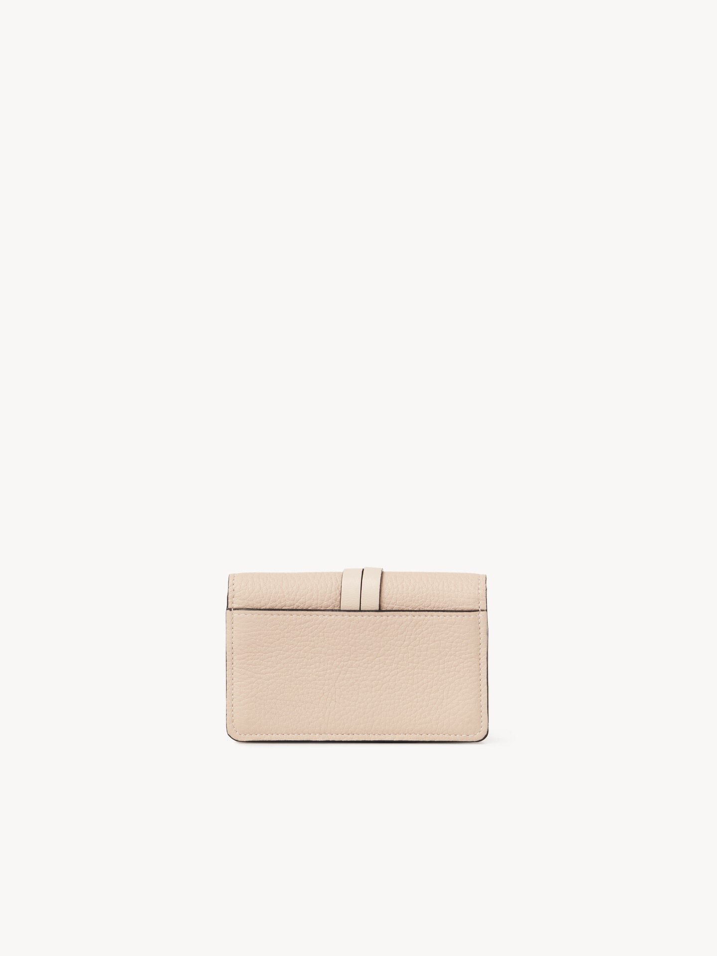 Alphabet card holder in grained leather - 2.0