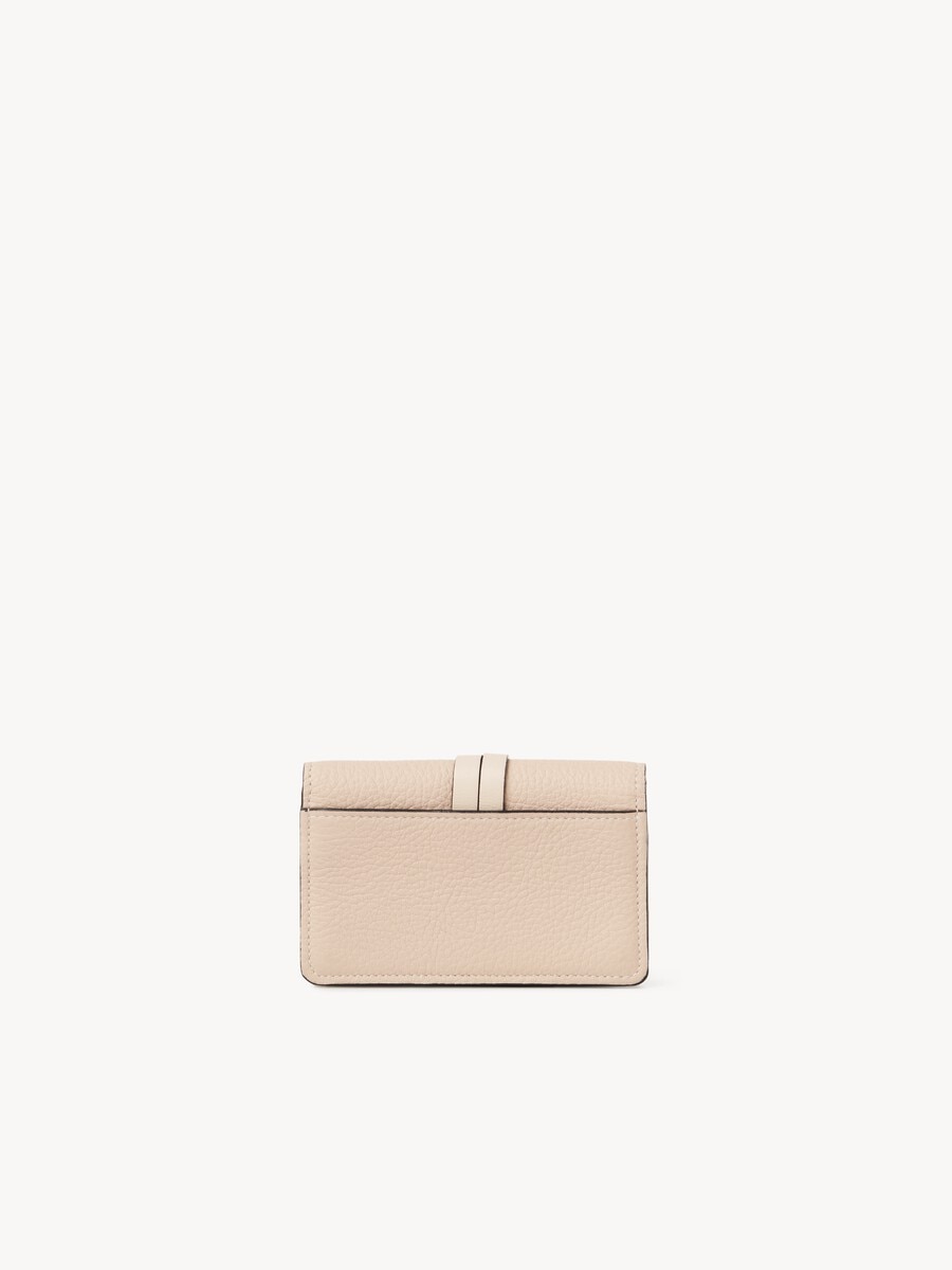 Alphabet card holder in grained leather - 2
