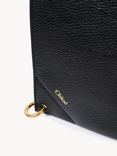 Chlo&eacute; Spin zipped pouch in grained leather - 5
