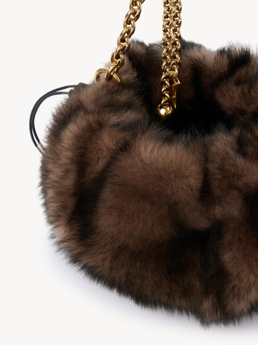 Sac cha&icirc;ne port&eacute; &eacute;paule Chlo&eacute; Pliss&eacute; en shearling - 5