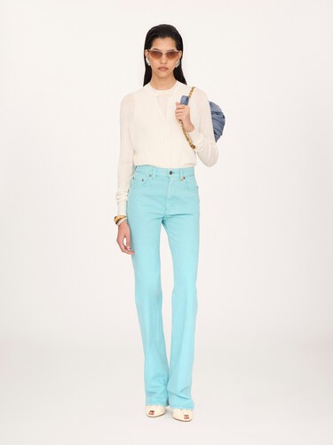 Fitted cardigan in a wool knit - 3