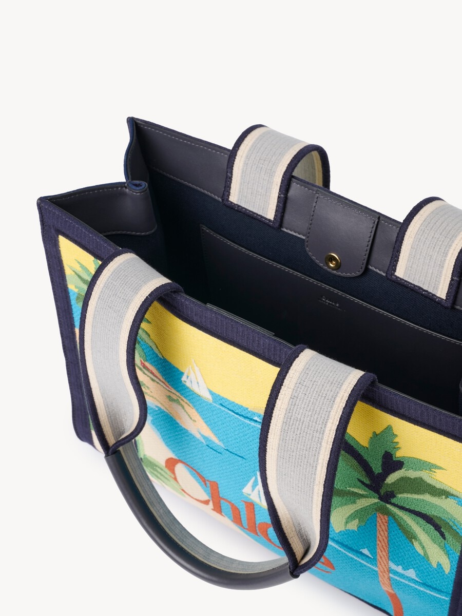 Chlo&eacute; Soleil tote bag in embroidered canvas - 6