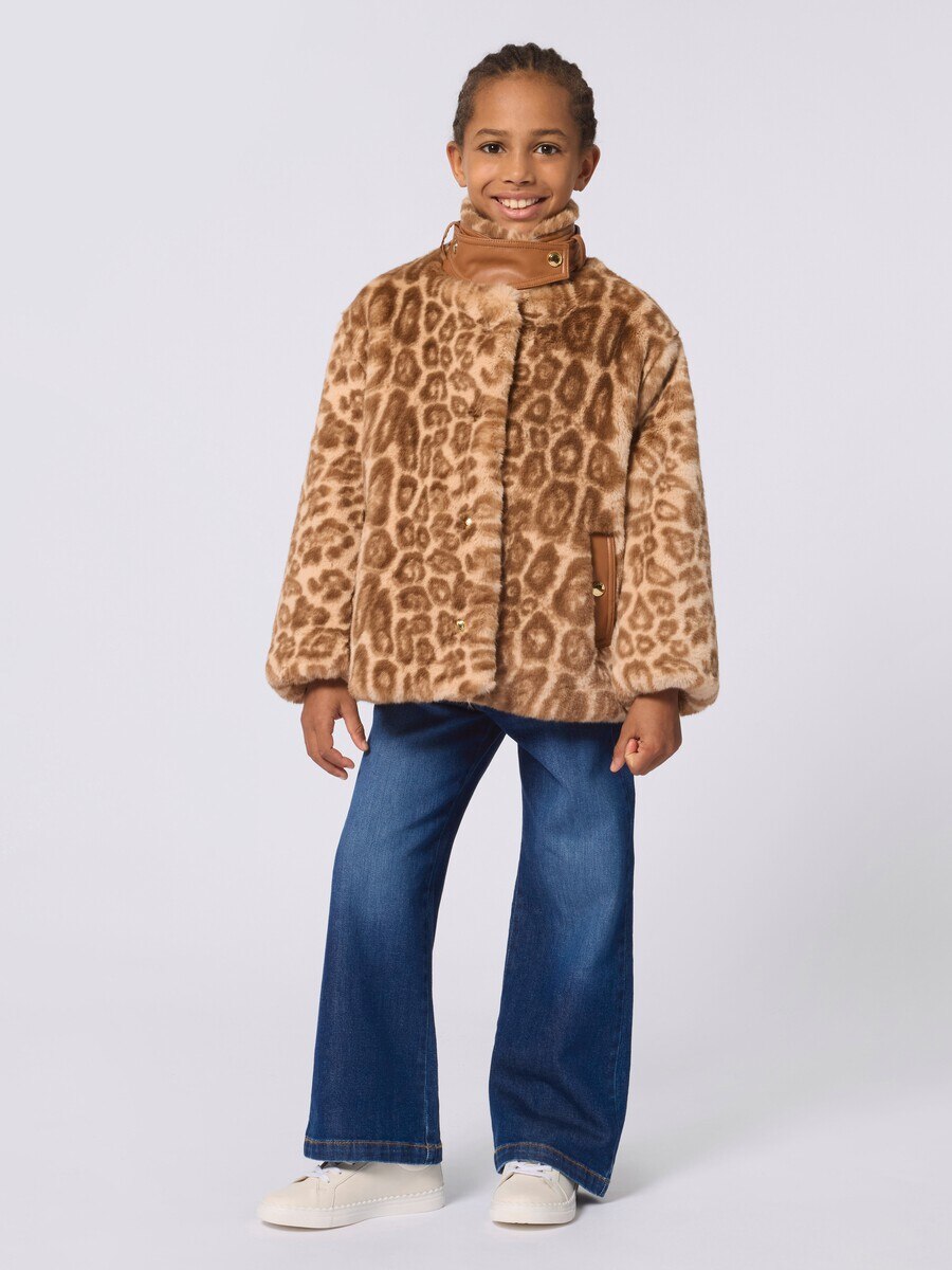 Veste &agrave; imprim&eacute; l&eacute;opard enfant - 4