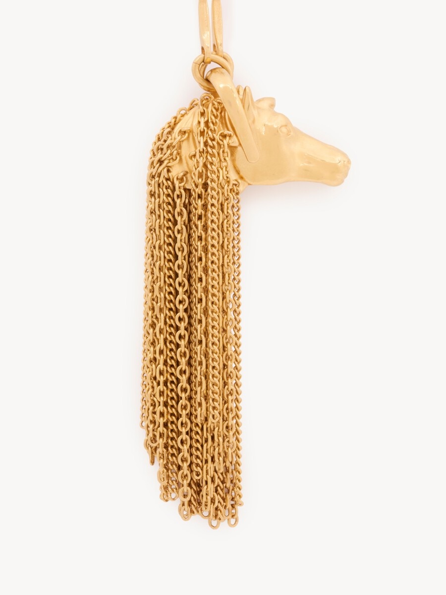 Collier pendentif Chlo&eacute; Chain Horse - 3