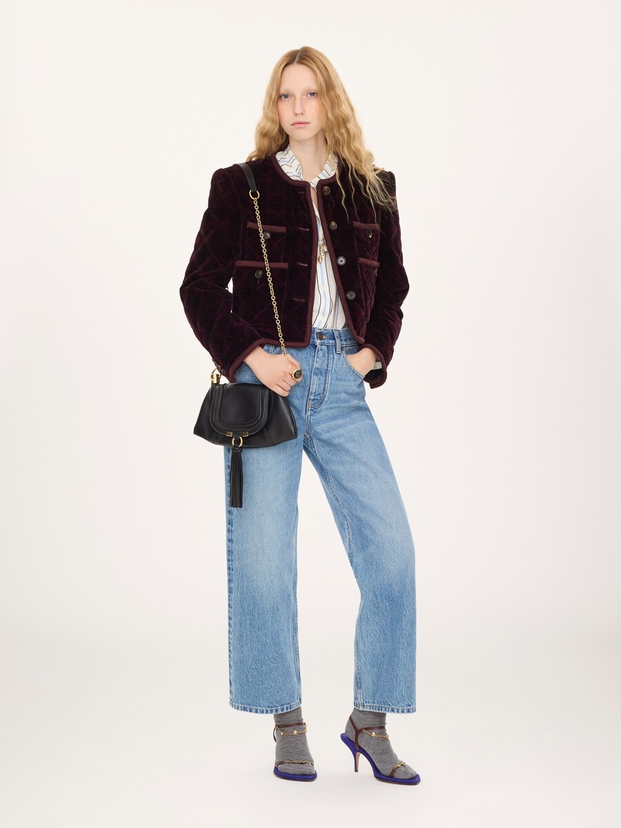Mini Marcie Foulard chain bag in soft leather - 7