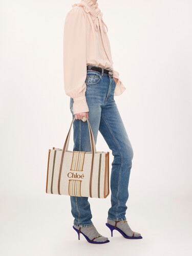 Woody Loop tote bag in canvas - 8