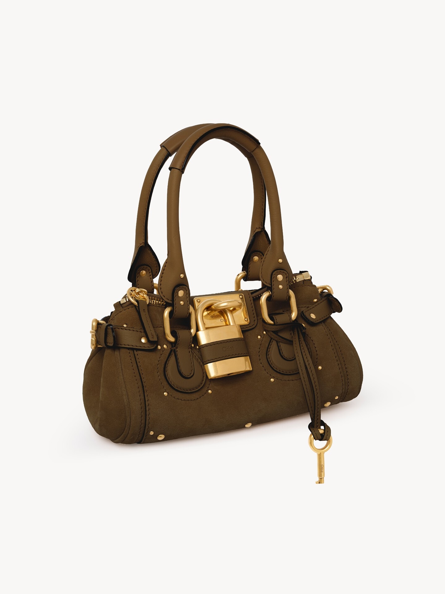 Small Paddington bag in suede leather - 3.0