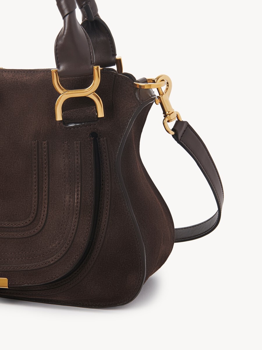 Small Marcie bag in suede leather - 4