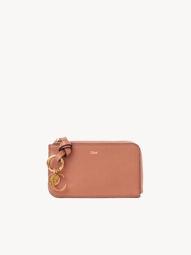 Alphabet wallet in shiny leather - 1