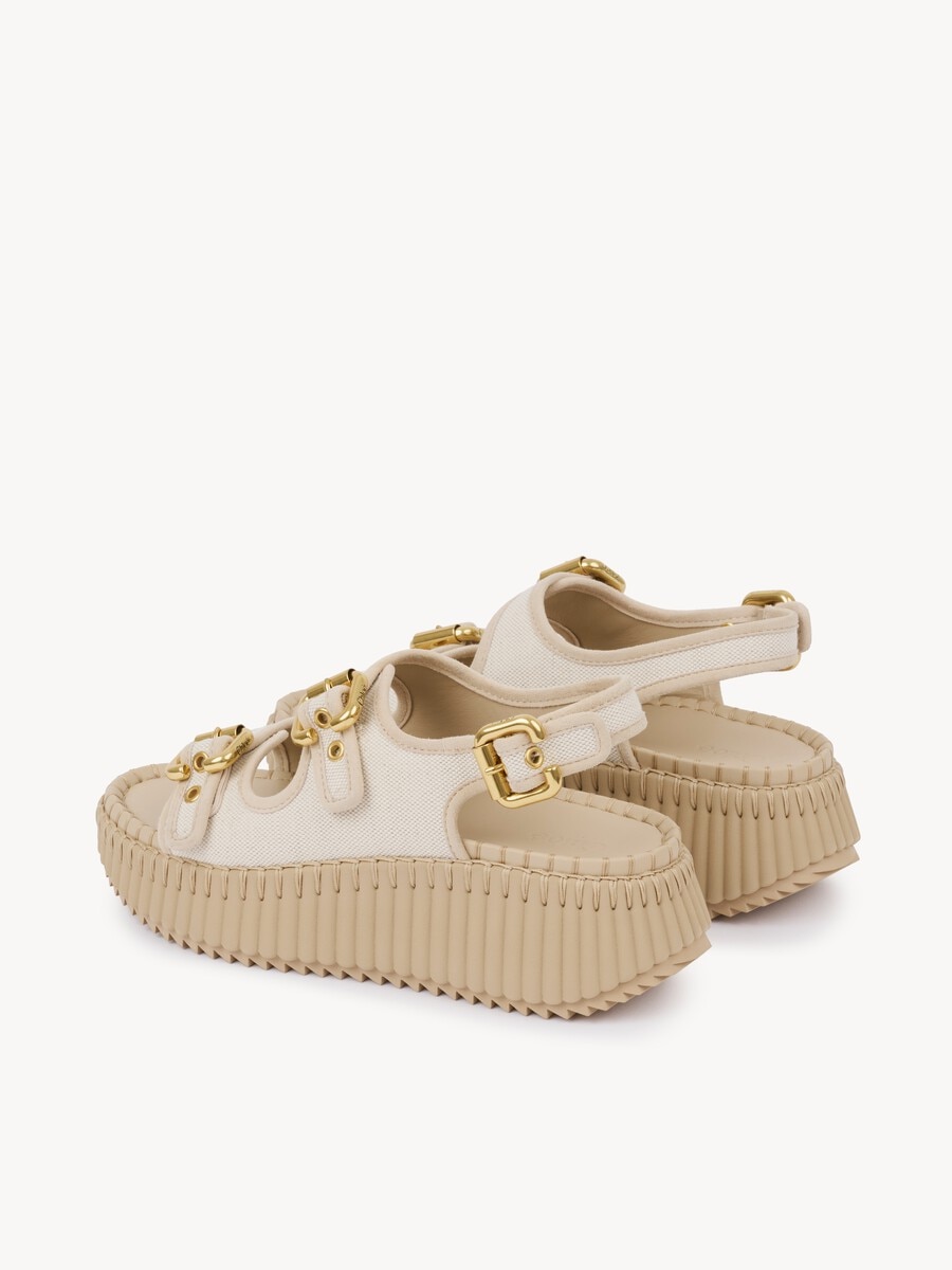 Sandalias con cu&ntilde;a Nama - 7