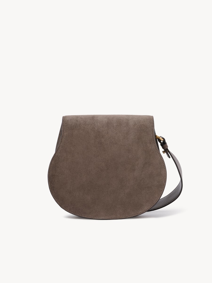 Marcie saddle bag in suede leather - 4