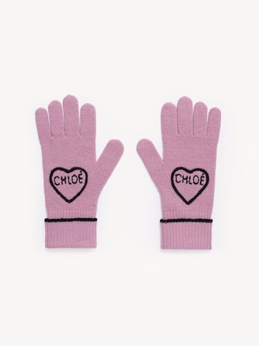 The Chlo&eacute; Encoeur gloves in wool & cashmere - 1