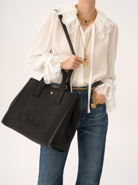 Chlo&eacute; Carry tote bag in canvas