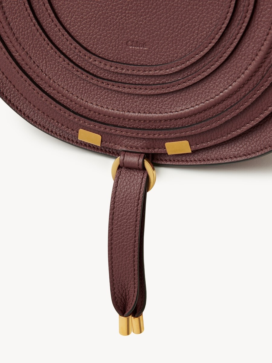 Bolso saddle Marcie de cuero granulado - 6