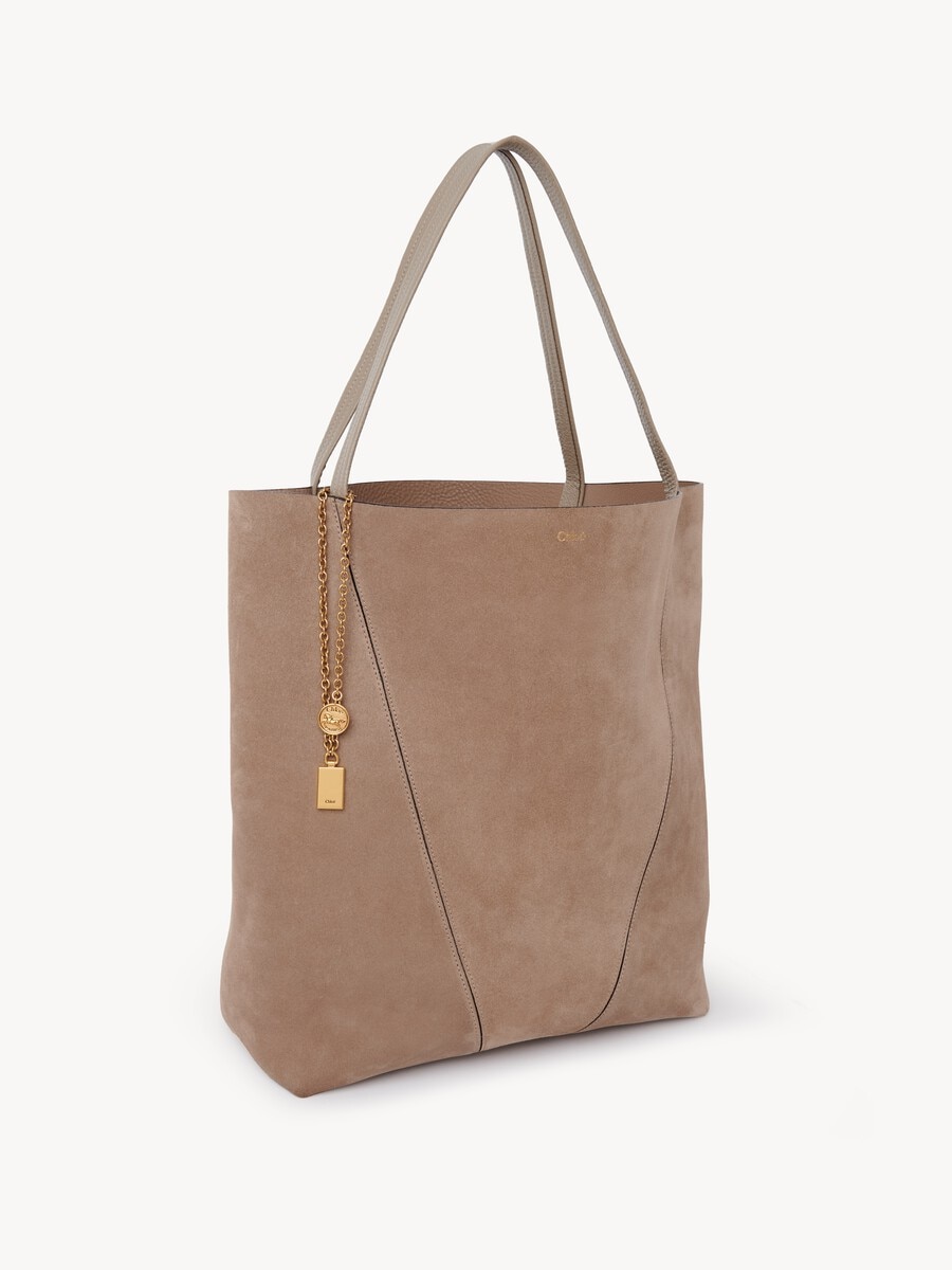 Bolso tote grande Chlo&eacute; Spin de ante - 6