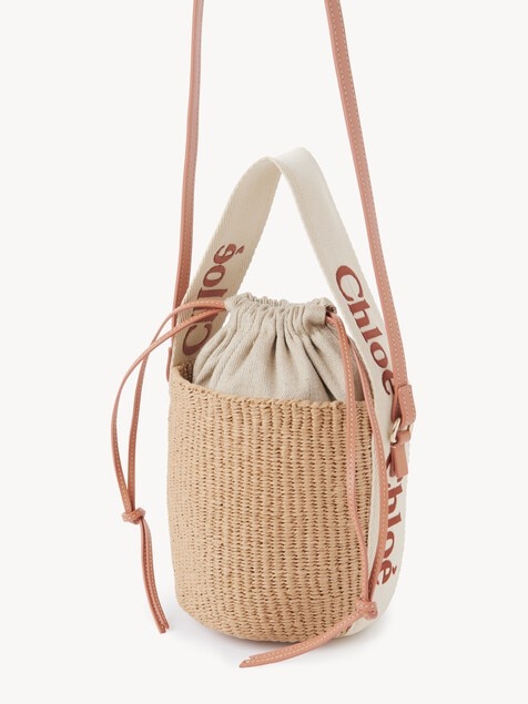 Small Woody basket in natural fibers