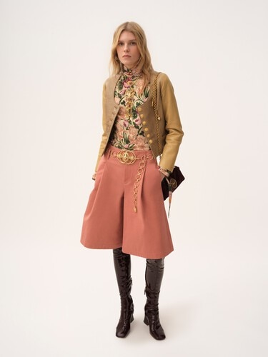 Small Chlo&eacute; Heritage shoulder bag in velvet - 8