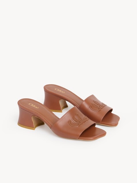 Chlo&eacute; Soleil heeled mule