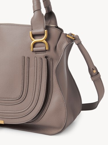 Small Marcie bag in grained leather - 3