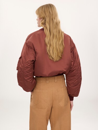 Bomber jacket in nylon - 5