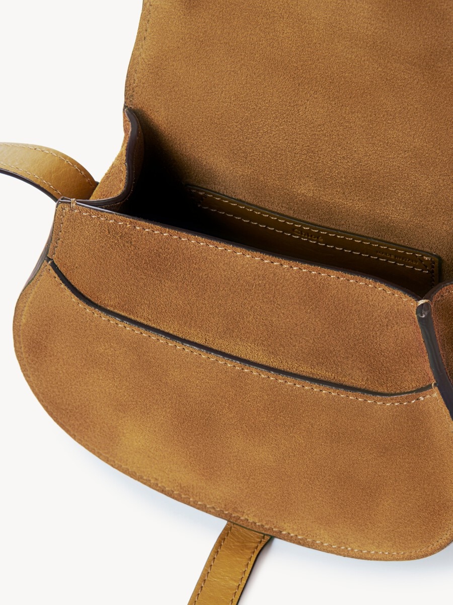 Bolso saddle peque&ntilde;o Marcie de ante - 6