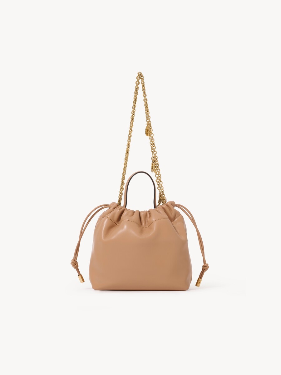 Minibolso de hombro Chlo&eacute; Icons con cadena de cuero suave - 4
