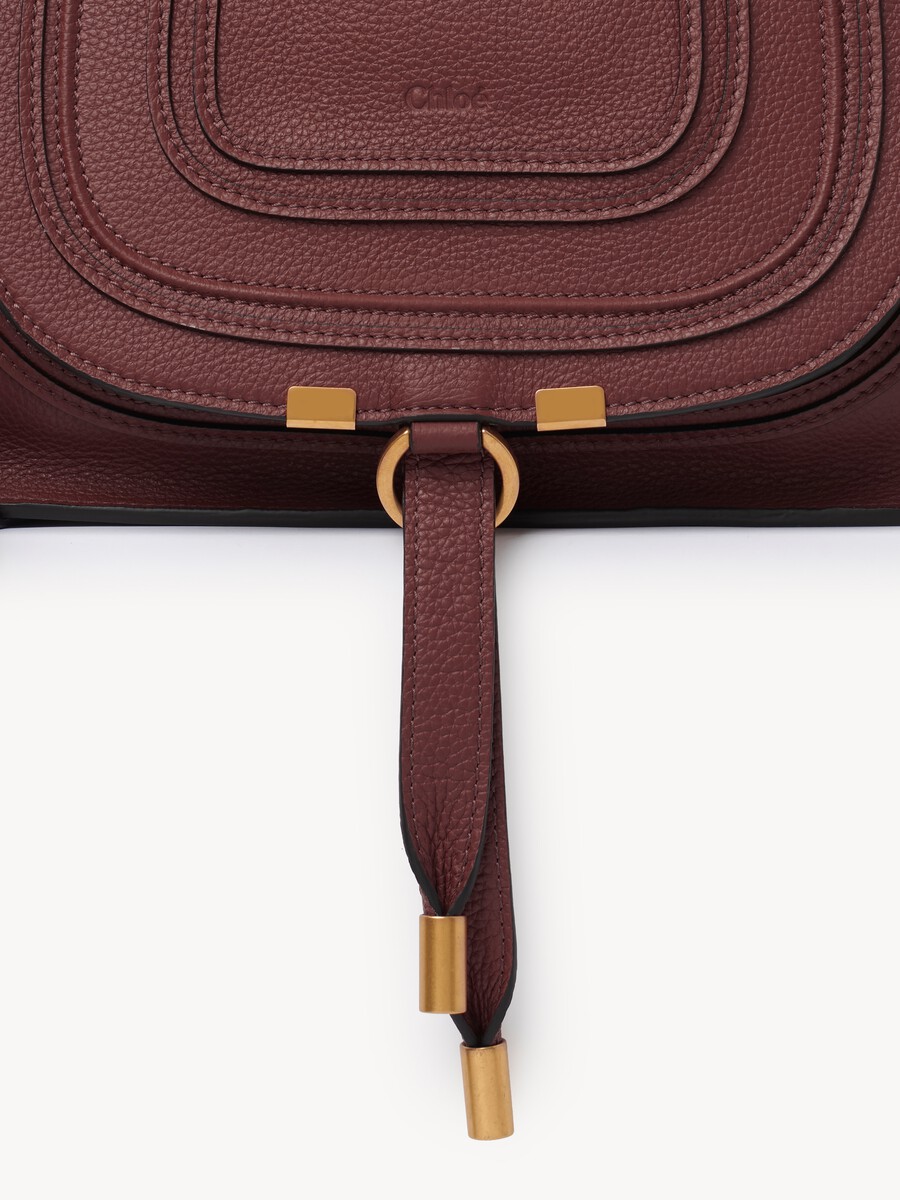 Small Marcie bag in grained leather - 7