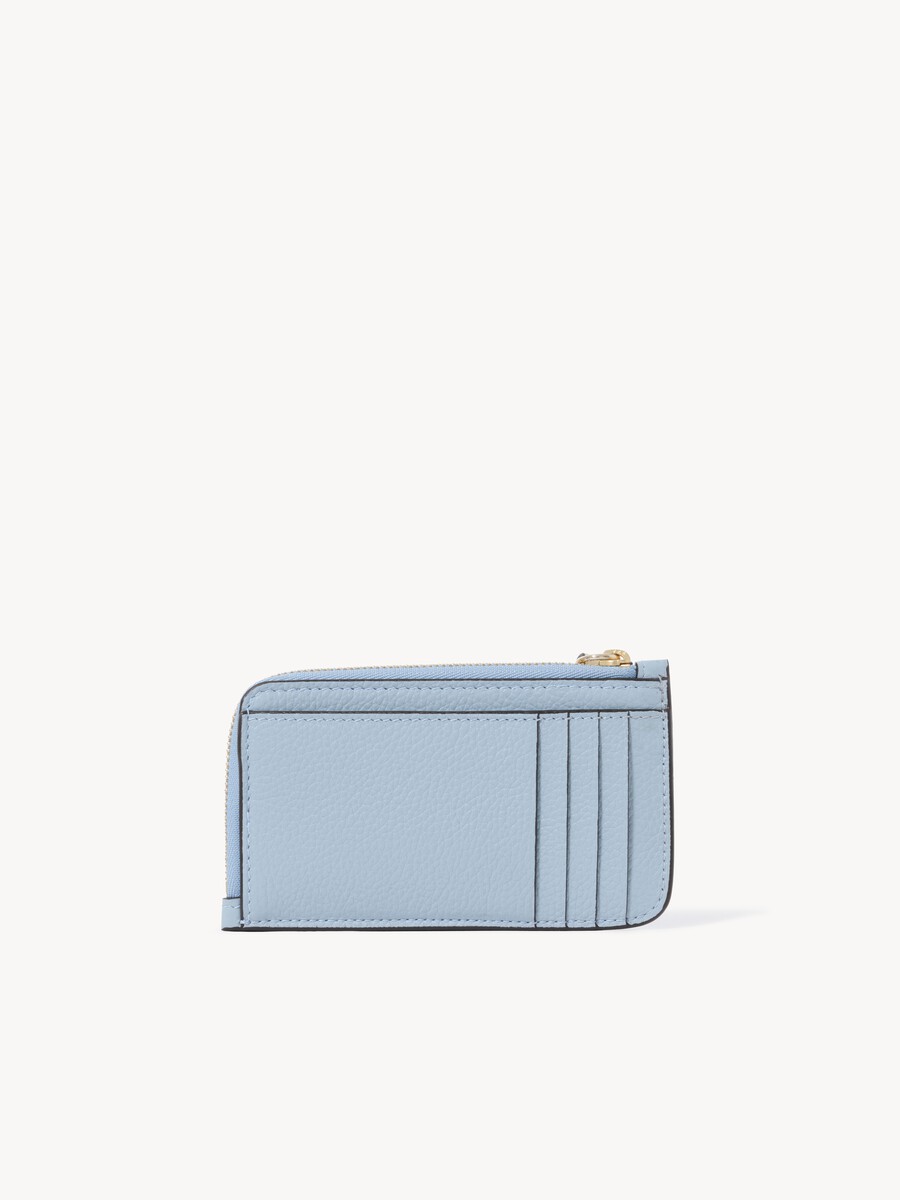 Alphabet wallet in grained leather - 4