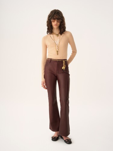 Henley shirt in a merino wool knit - 2