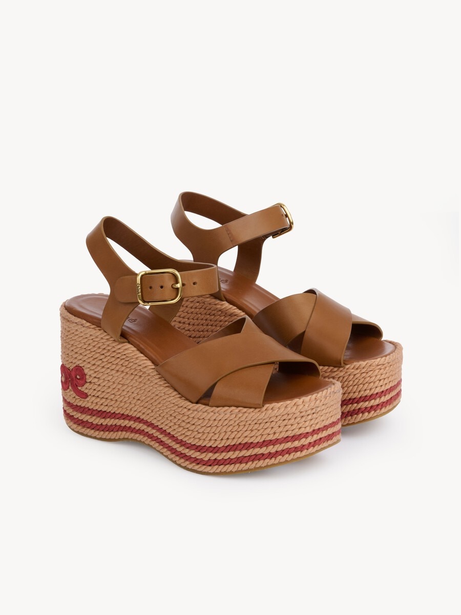 Sandalias con cu&ntilde;a Chlo&eacute; Sand - 3