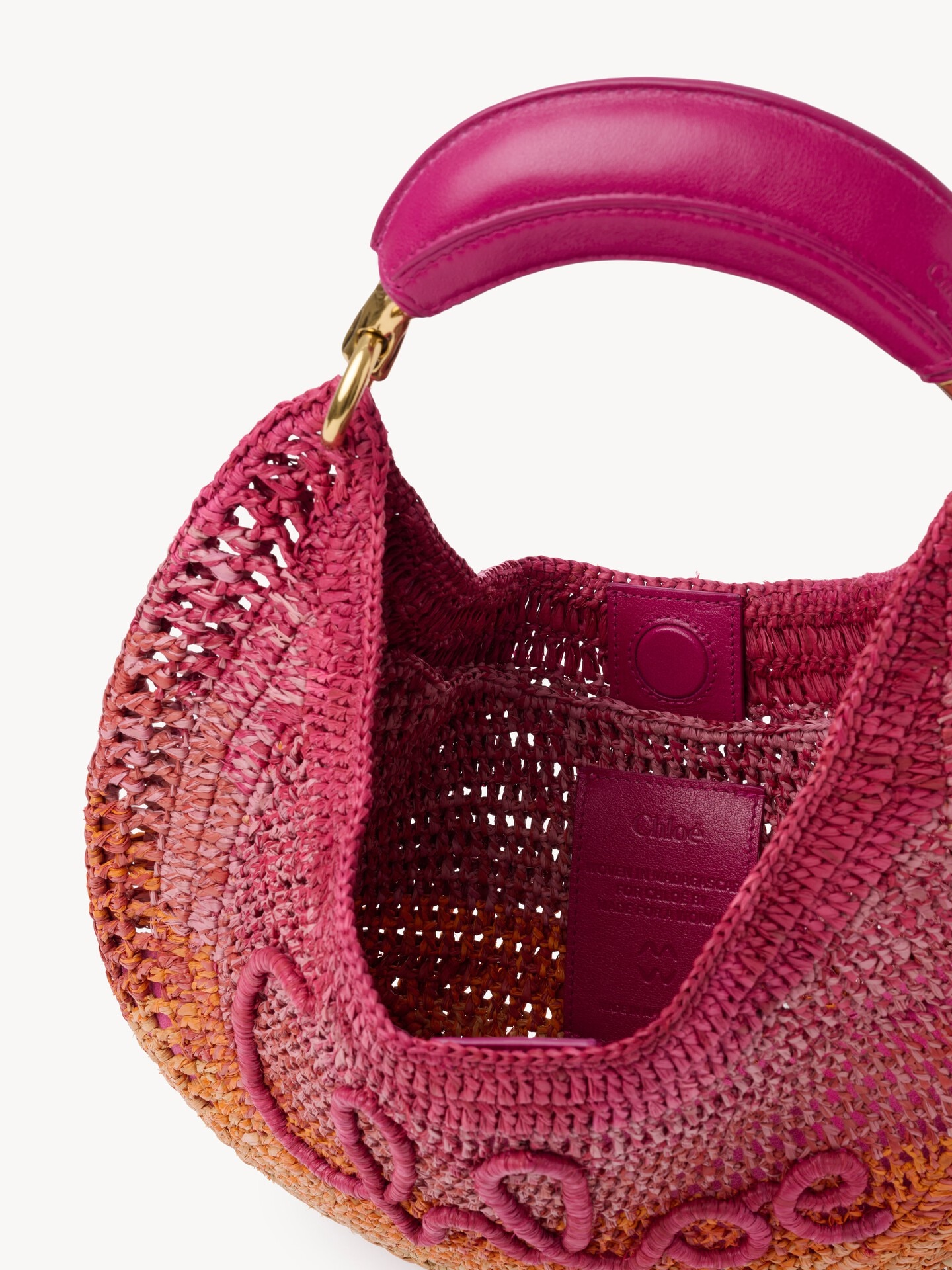 Summer Banana hobo bag in raffia - 5.0