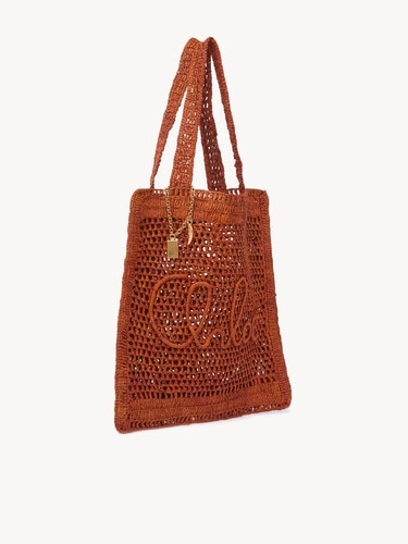 Summer Banana tote bag in raffia - 6