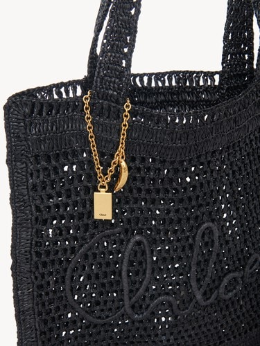 Summer Banana tote bag in raffia - 9