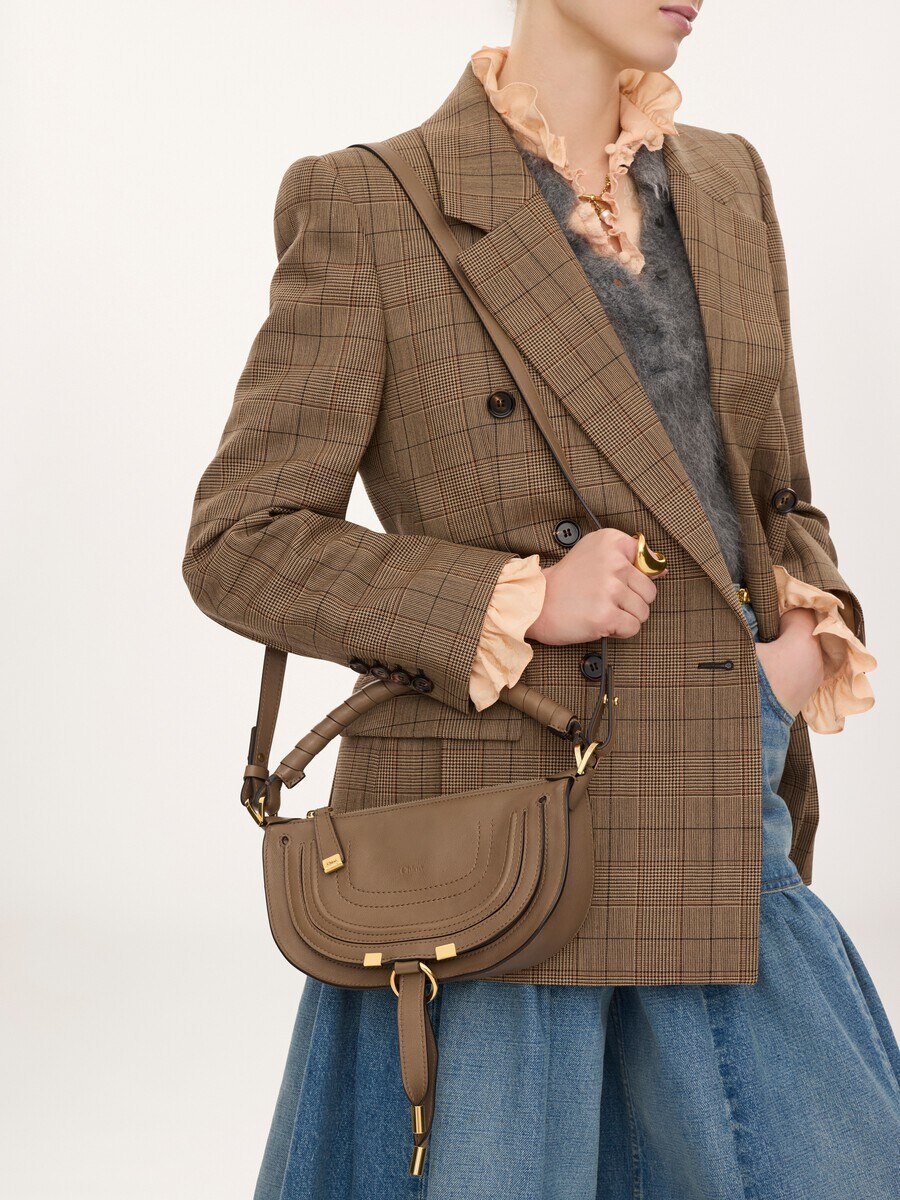 Mini Marcie shoulder bag in soft leather - 3
