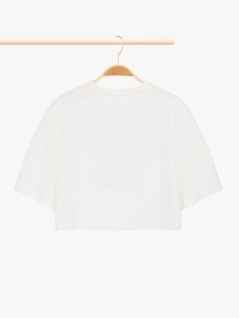 Kids' cropped logo T-shirt