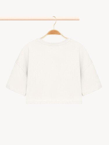 Kids' cropped logo T-shirt - 3
