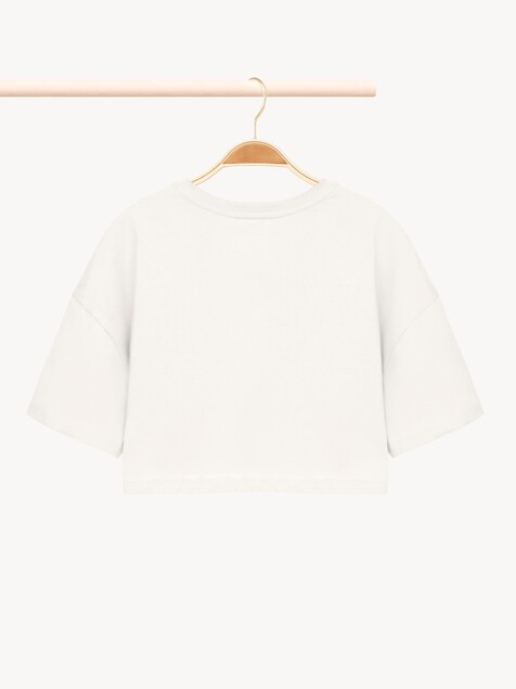 Kids' cropped logo T-shirt