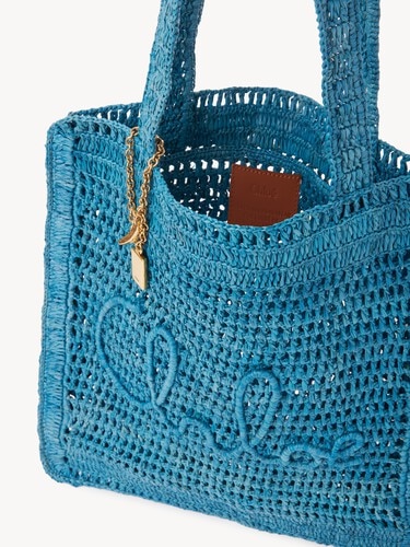 Summer Banana tote bag in raffia - 8