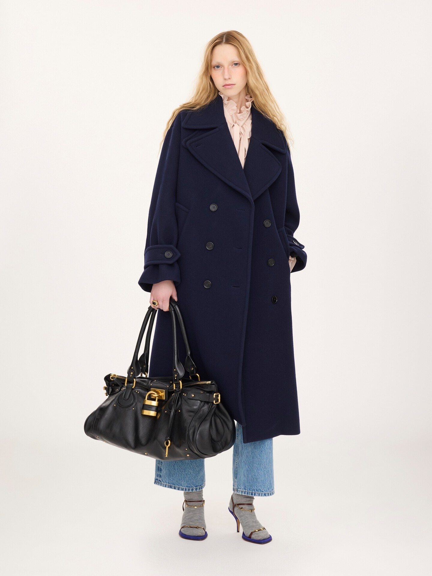 XL Paddington weekender bag in grained leather - 7.0