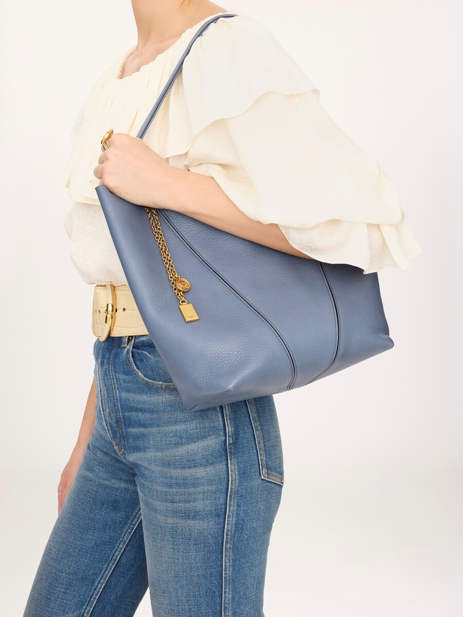 Bolso tote Chlo&eacute; Spin de cuero granulado - 4