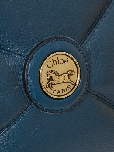Bolso tote Chlo&eacute; Balloon East-West de cuero granulado - 7