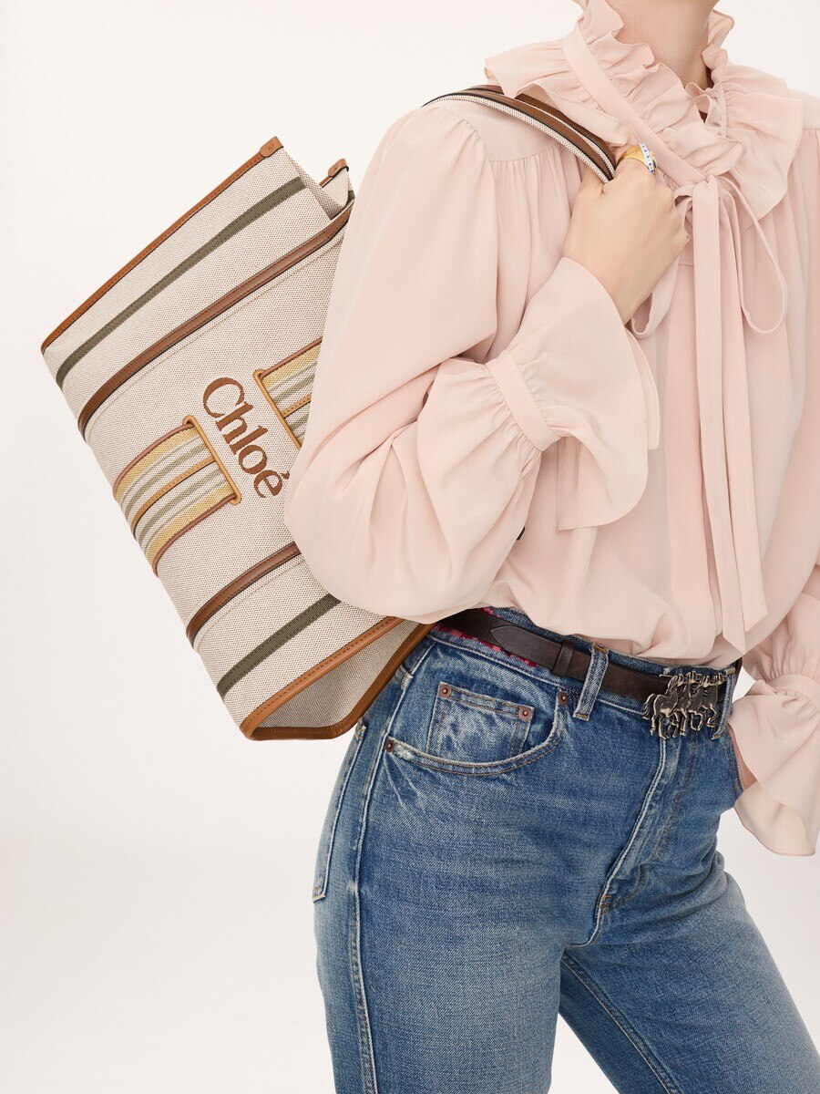 Sac cabas Woody Loop en toile - 2