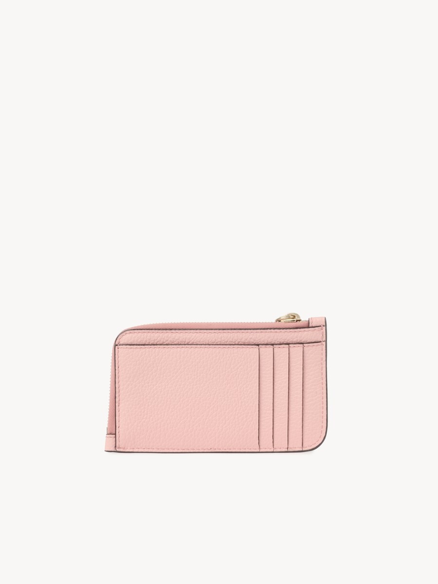 Alphabet wallet in grained leather - 4