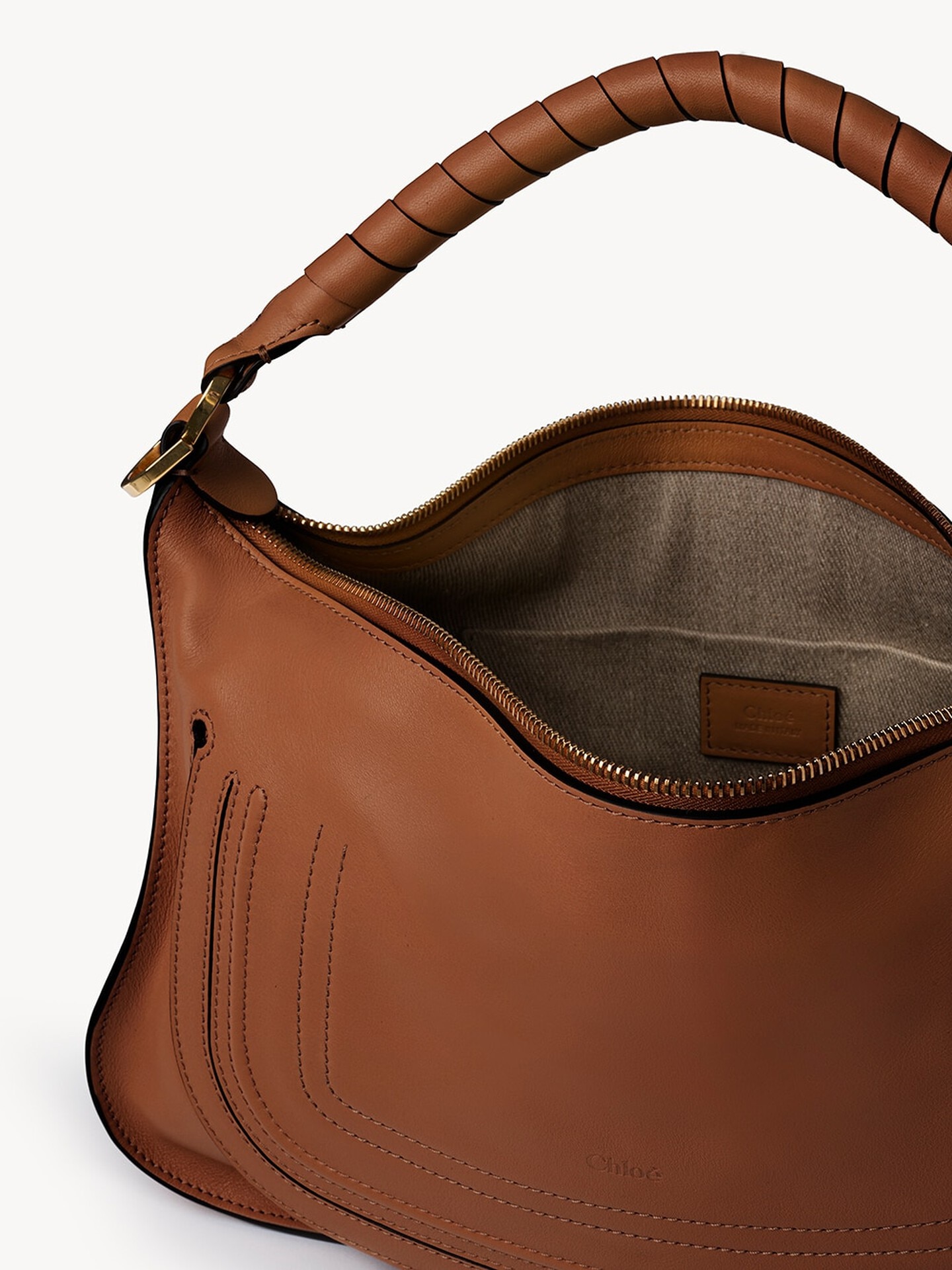 Small Marcie shoulder bag in soft leather - 5.0