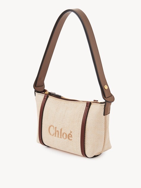 Chlo&eacute; Carry shoulder bag in raffia